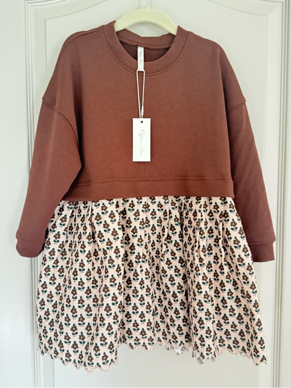 Rylee + Cru Sweatshirt Dress - Vintage Bloom